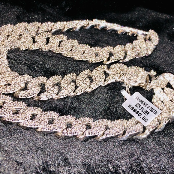 REAL DIAMOND CUBAN LINK CHAIN NOTCZ w/Authenticity - Picture 10 of 13